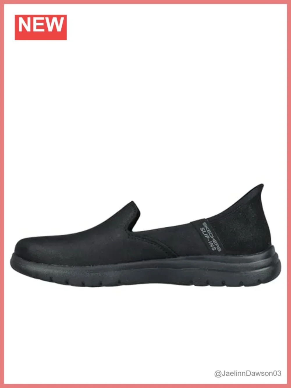 Skechers Women's On-The-Go Flex Slip-On Fashion Sneakers Faux Leather Comfort